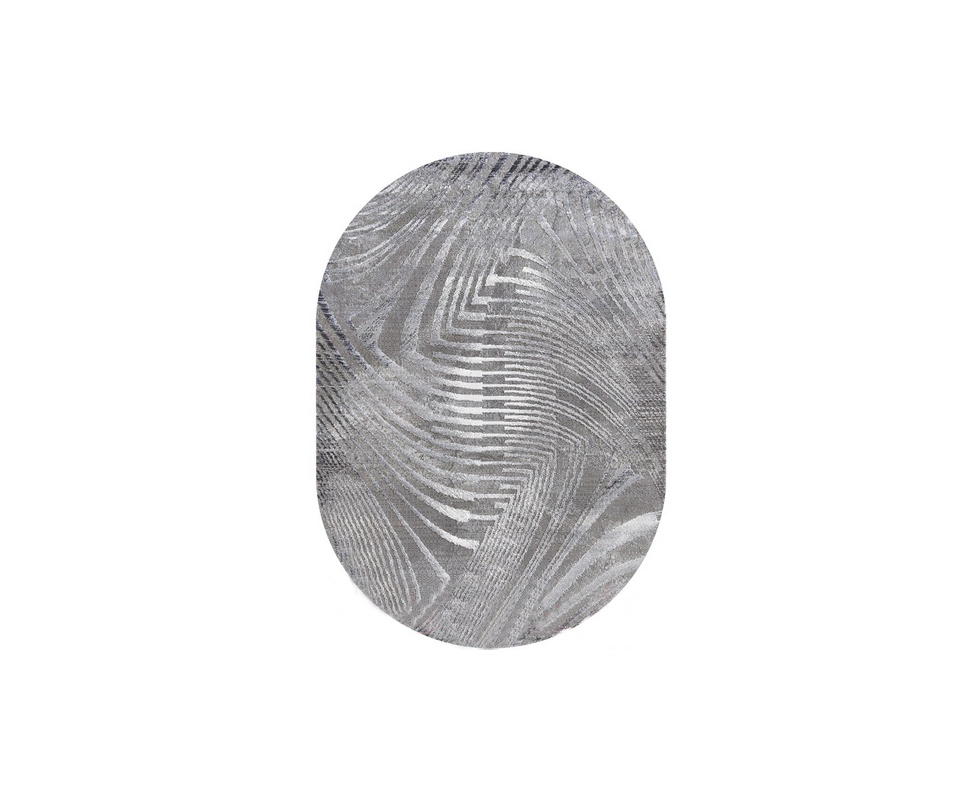 Купить Ковер AFINA TU85C SHRNIK GRAY OVAL 2х3                                                              