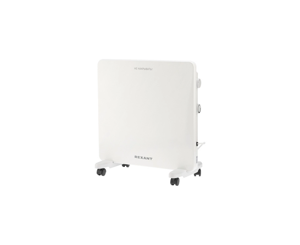 Купить Конвектор электрический с механическим термостатом 1кВТ Х- образный нагревательный элемент REXANT   