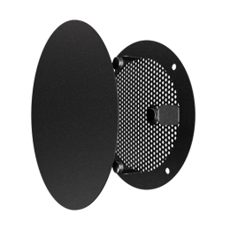 Купить Решётка вентиляционная D100 мм общий 140 мм разъемная на магнитах окрашенная сталь 14RVM BLACK ERA  