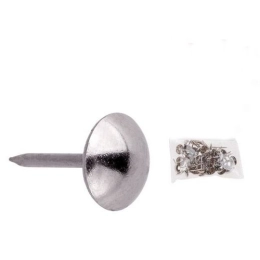 Купить Гвозди декоративные Сфера 9.5мм 1.3х16мм никель упаковка 50шт STARFIX                               