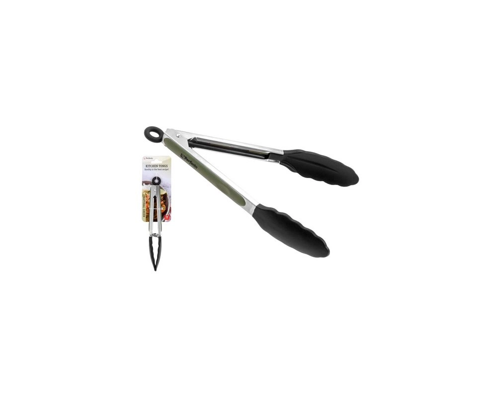 Купить Щипцы кулинарные силиконовые 23 см NATURAL GREEN PERFECTO LINEA 21-010007                           