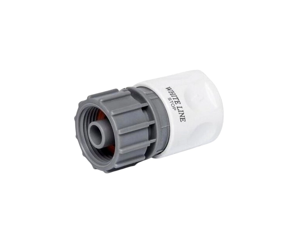 Купить Быстросоединитель со стопом с внутреней резьбой 3/4'' Bradas White Line Ф24                          