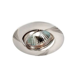 Купить Светильник NT12 158 перламутр/никель встраиваемый ПВ  IP20 GX5.3 50W 12V TREK                       