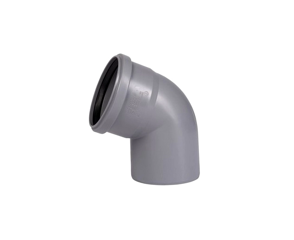 Купить Колено канализационное ПП 110/67 для внутренней канализации НТВ Ger 115130                          