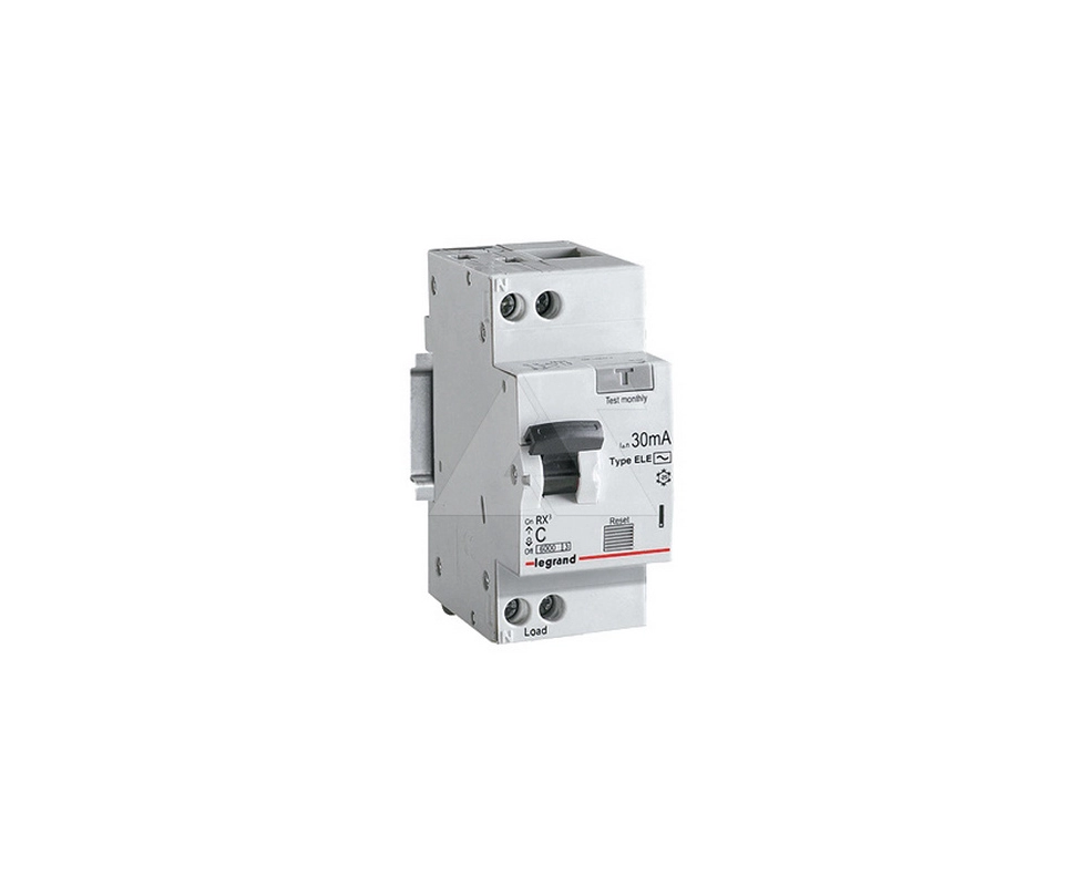 Купить Выключатель дифференциальный RX3 1р+N С 32A 30мА 6кА 2М AC Legrand 419402