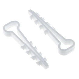 Купить Дюбель-хомут 6*12мм для плоского кабеля белый 50шт EKF PROxima                                      