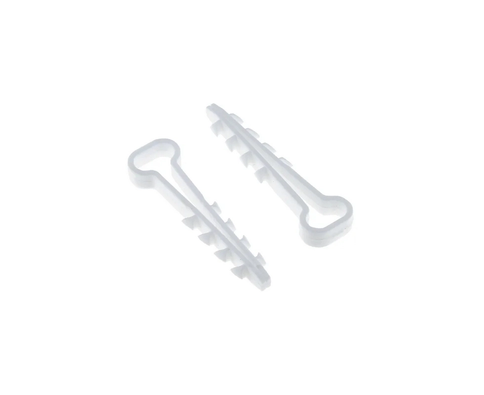 Купить Дюбель-хомут 6*12мм для плоского кабеля белый 50шт EKF PROxima                                      