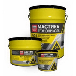 Купить Мастика гидроизоляционная 24 МГТН Технониколь 3 кг                                                 