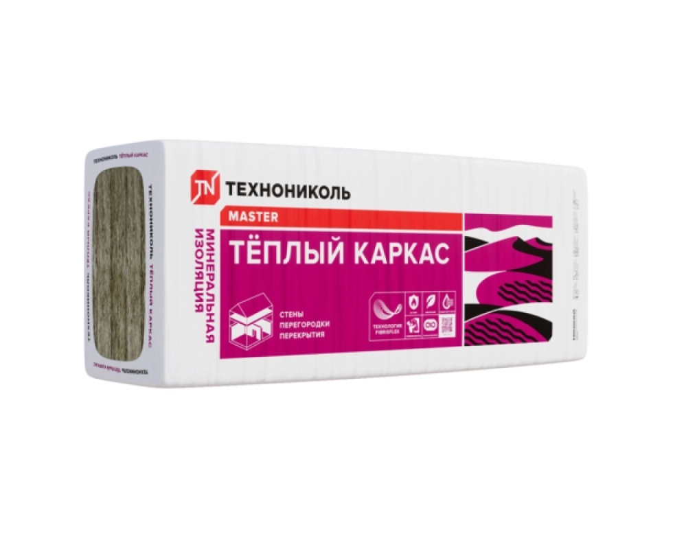 Купить Плиты теплозвукоизоляционные 37 PN Тёплый каркас (10) 50*610*1200 (0,366), арт.114130               