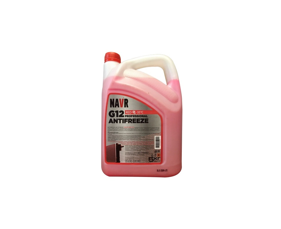 Купить Антифриз NAVR NG12 RED красный 4,2л                                                                 