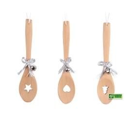 Купить Фигура новогодняя из дерева Ложка 3х13см 552927                                                     