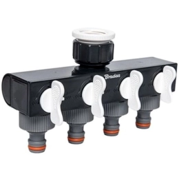 Купить Разделитель 4 канала 4 крана Bradas White Line Ф23                                                  