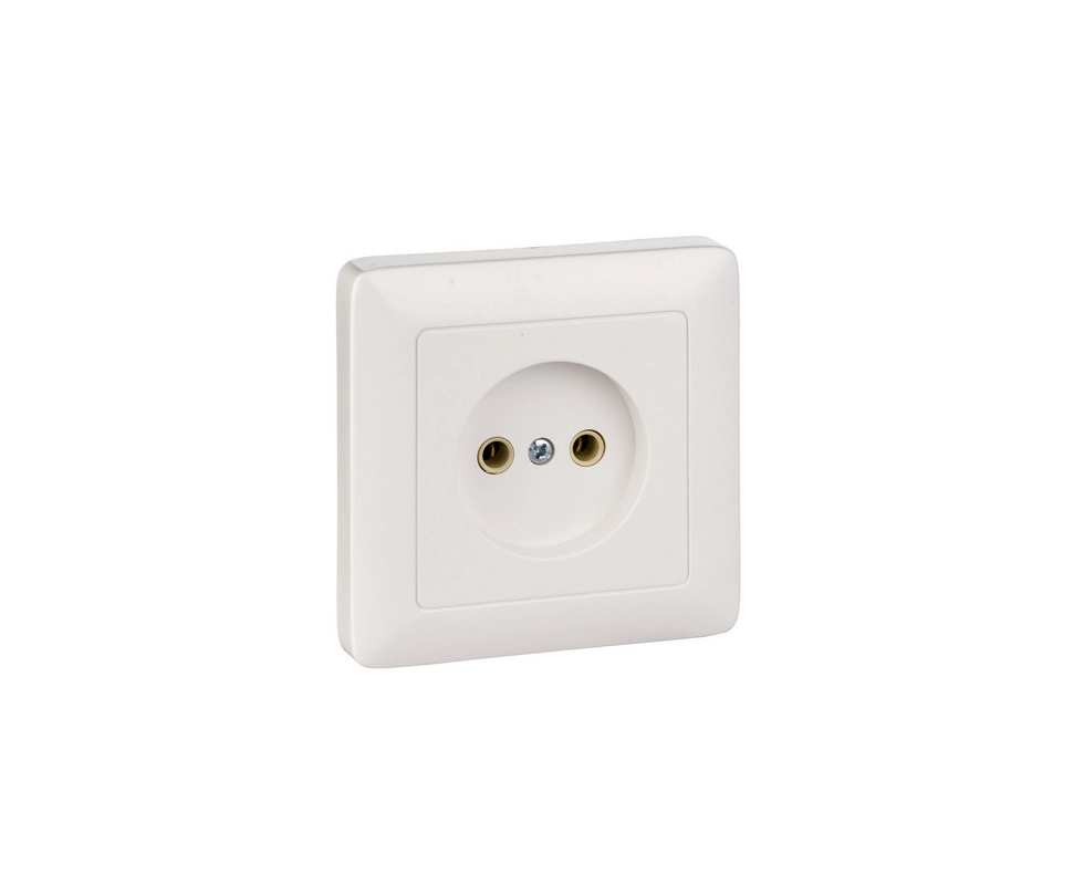 Купить Розетка 1местная белая ХИТ RS10-132-B                                                               