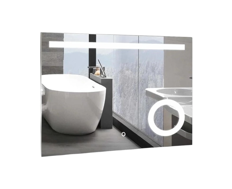 Купить Зеркало Silver Mirrors Лайт сенсорный выключатель 60*80 см                                          