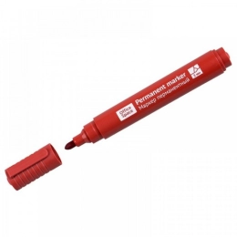 Купить Маркер перманентный OfficeSpace 8004А красный 265704 пулевидный 3мм                                 