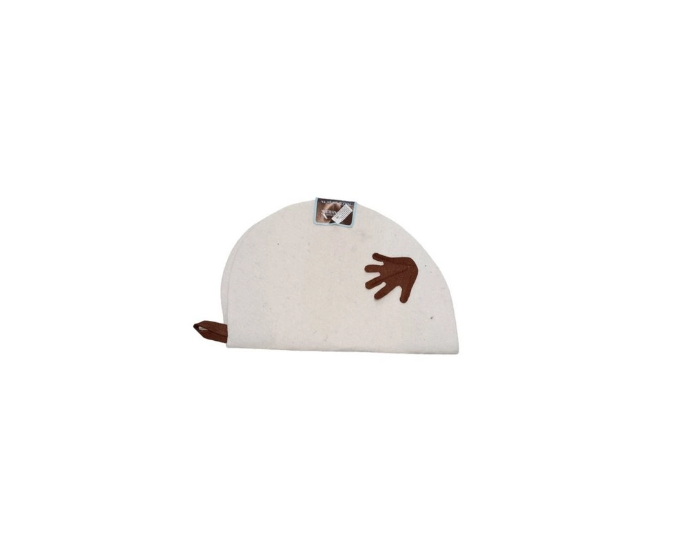 Купить Коврик для бани и сауны Держи мыло крепче фетр белый Б45032                                         