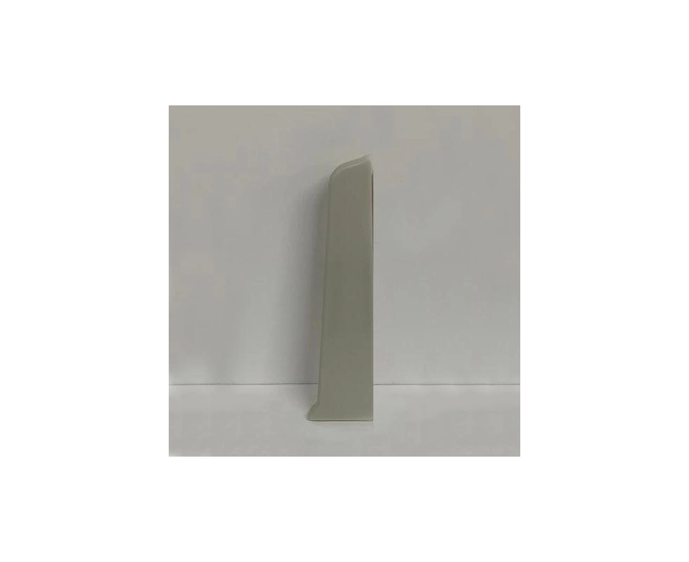 Купить Заглушка правая для плинтуса Д85 Деконика  002 Светло-серый                                         