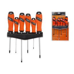 Купить Набор отверток 6шт SL 3х100 мм 5,5х150 мм PZ2 х 100 мм  PH0 х75 мм 1х100 мм 2х125 мм  STARTUL MASTER