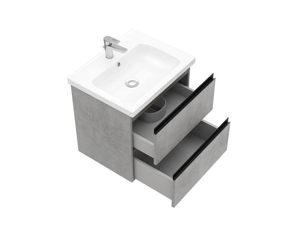 Купить Тумба подвесная Laparet Electra 60 хромикс серебро                                                  