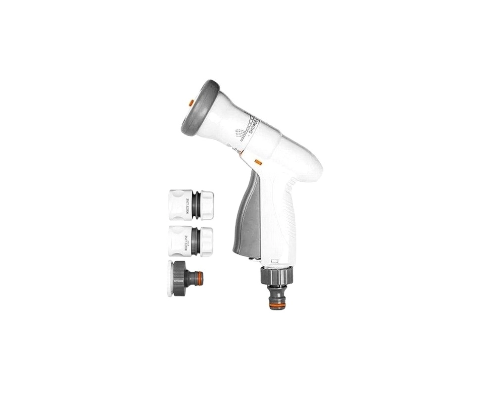 Купить Набор для полива White Line на картонке: пистолет WL-8T два быстросъема и адаптер P82               