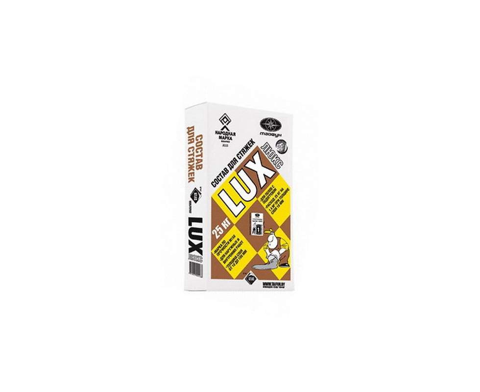 Купить Смесь для стяжек Lux цементная 25кг                                                                 