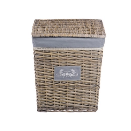 Купить Корзина бельевая прямоугольная Natural House Лён серый EW-19 XL                                     