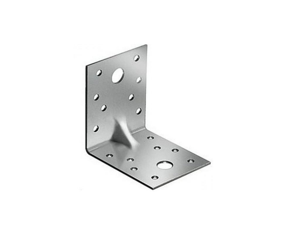 Купить Уголок крепежный усиленный 105х105х90/2,0мм оцинкованный ЕКТ                                        