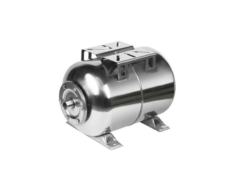 Купить Бак горизонтальный мембранный 100л из нержавеющей стали MAXPUMP                                     
