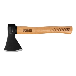 Купить Топор 800г кованый буковое топорище Denzel                                                          