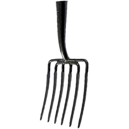 Купить Вилы 6х рогие копальные 195х220мм кованые без черенка Арти                                          