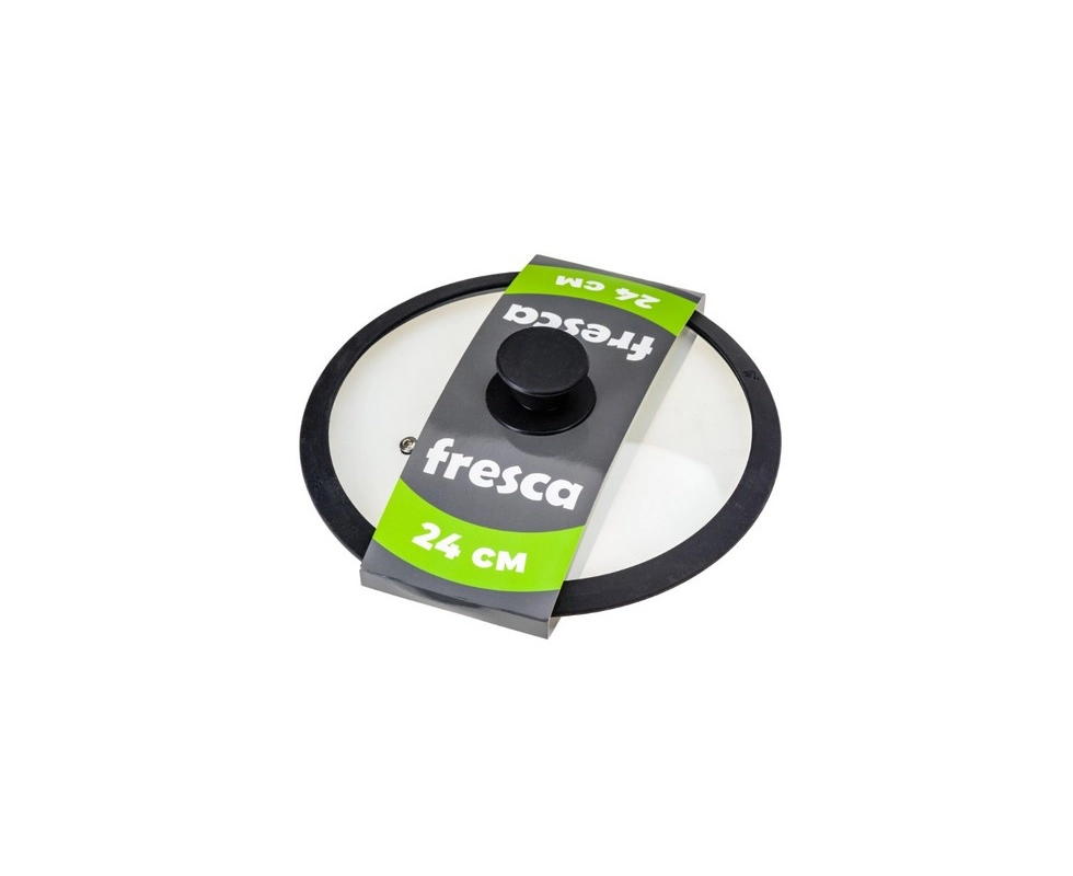 Купить Крышка стеклянная с силиконовым ободом 24 см  HEBAKY25005                                           