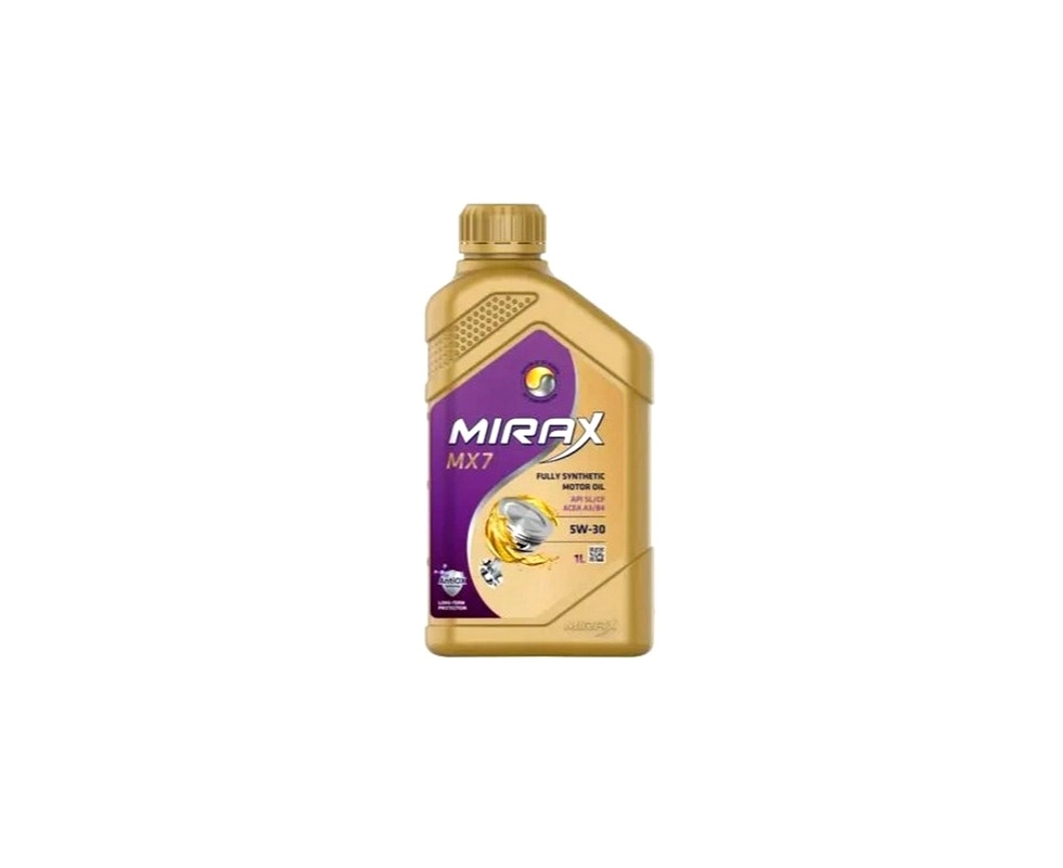 Купить Масло моторное синтетическое Mirax MX7 SAE 5W30 1л                                                   Купить Масло моторное синтетическое Mirax MX7 SAE 5W30 1л