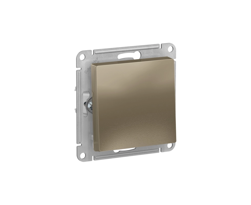 Купить Выключатель 1-клавишный шампань ATN000511 ATLASDESIGN                                               
