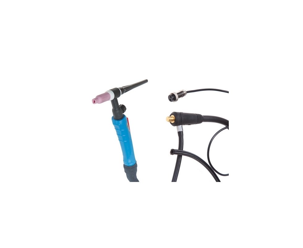 Купить Горелка сварочная TIG WGT-17V 4м SOLARIS                                                            