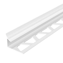 Купить Уголок внутренний под плитку Идеал 7-8мм белый 2,5м                                                 