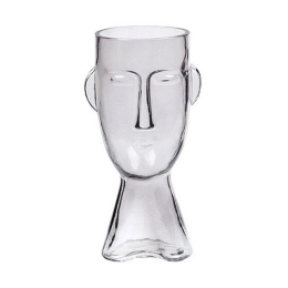 Купить Ваза стеклянная Фейс 120х110х235мм прозрачный                                                       