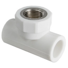Купить Тройник полипропиленовый с переходом на внутреннюю резьбу 25 мм x 3/4'' Valtec                       