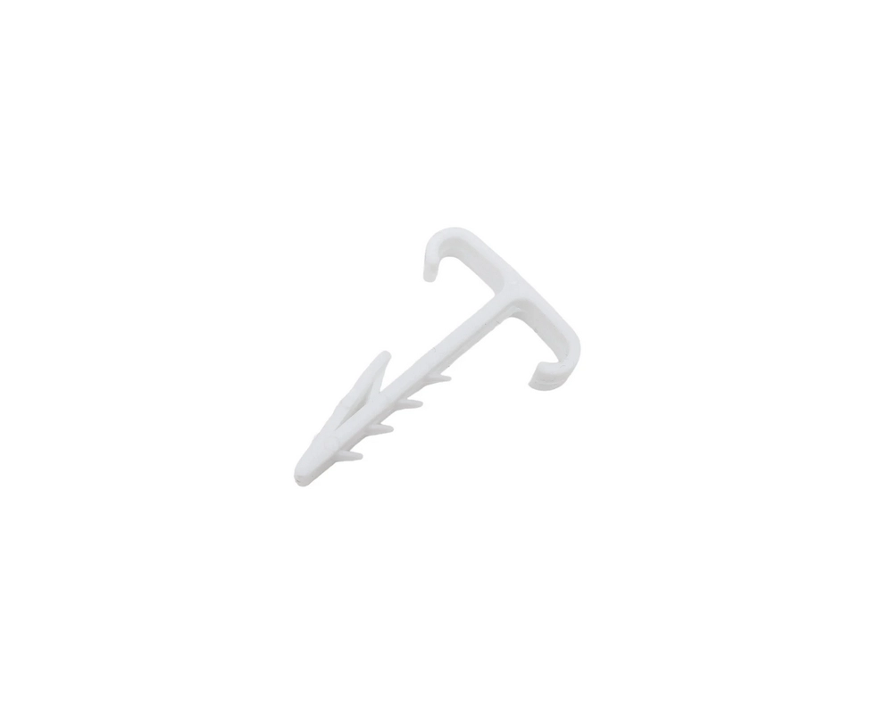 Купить Дюбель-хомут Т-образный для двух плоских кабелей 2*12 КФ  уп.100шт Rexant                           