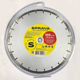 Купить Круг алмазный сегментный асфальт 350мм х3,5 х20/ 25,4мм SPRAVA                                      