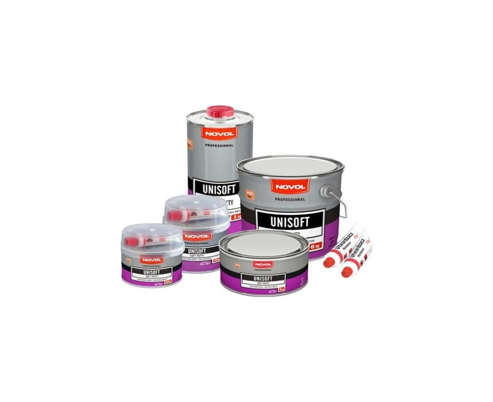 Купить Шпатлевка NOVOL UNISOFT мягкая 1,0кг                                                                