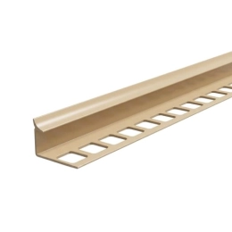 Купить Уголок внутренний для плитки Деконика 10мм бежевый глянцевый 2,5м                                   