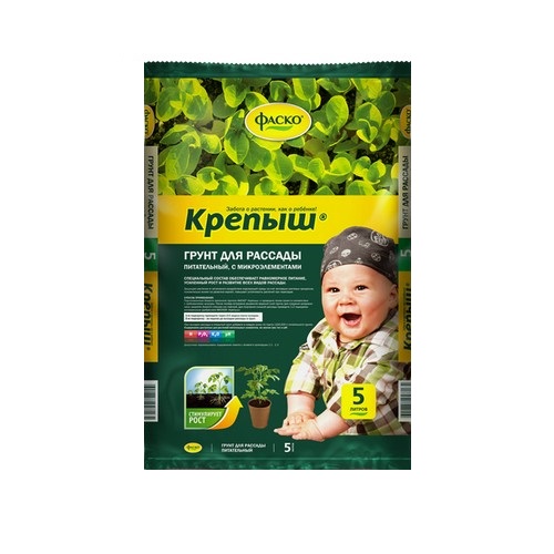 Купить Грунт для рассады Крепыш 25л Фаско