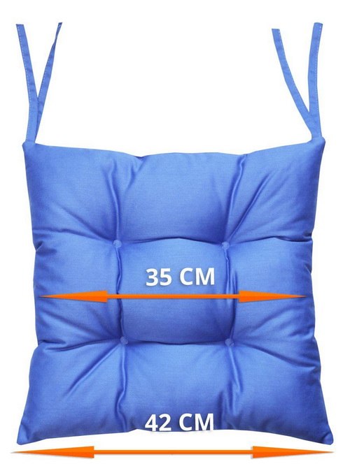 Купить Подушка для сиденья Matex Simple Line голубой 42*42*13                                              