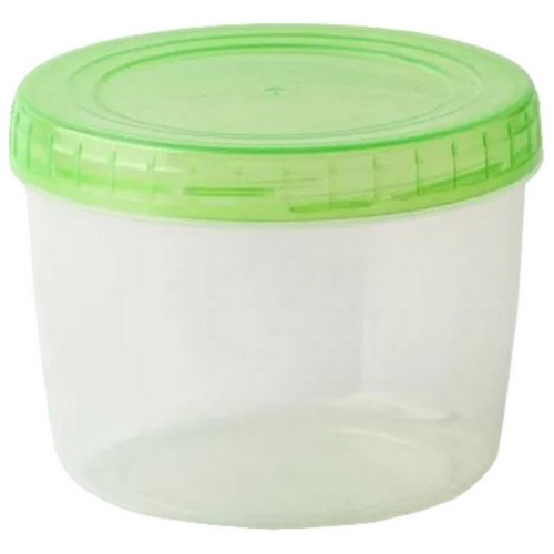 Купить Банка с завинчивающейся крышкой OPTIMPLAST 0,5л прозрачно-салатовый                                 