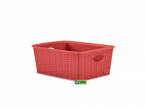 Купить Корзина для хранения из пластика 25*19,5*10 см, арт.30975