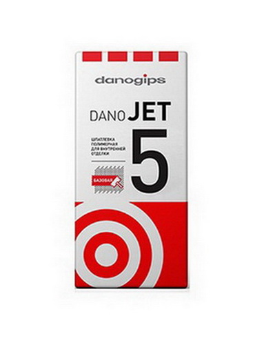 Купить Шпатлевка универсальная полимерная Danogips Dano Jet 5 белая 25кг                                   