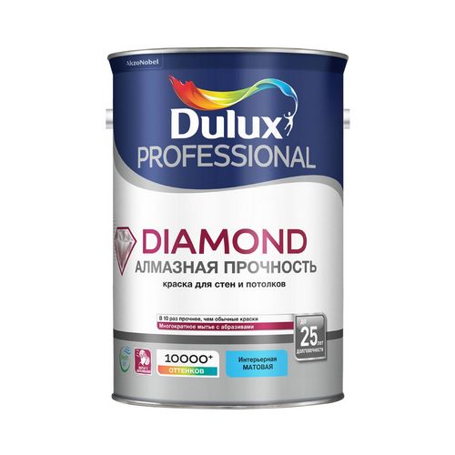 Купить Краска акриловая DULUX Professional Diamond Matt белая BW 2,5л
