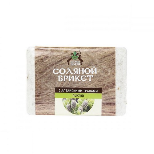 Купить Брикет соляной для бани и сауны с Алтайскими травами Пихта 1,35 кг СД-0059