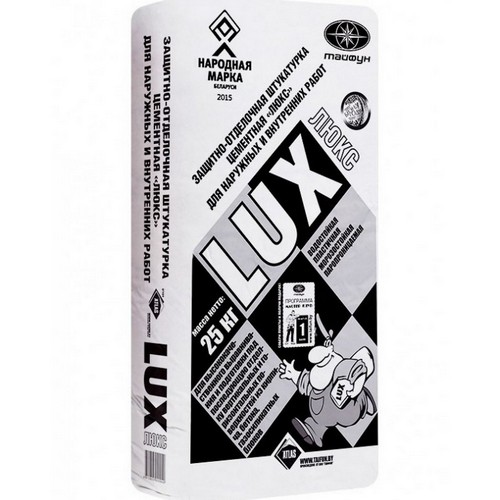 Купить Штукатурка Тайфун Lux цементная 25кг                                                                