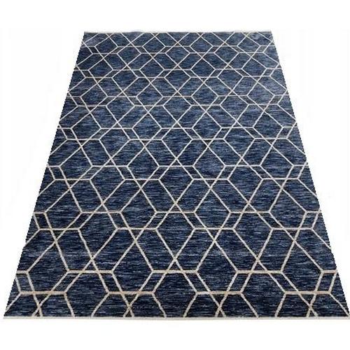 Купить Ковер PALAZZO 6958А IVORY/DARK Blue 133х190                                                         
